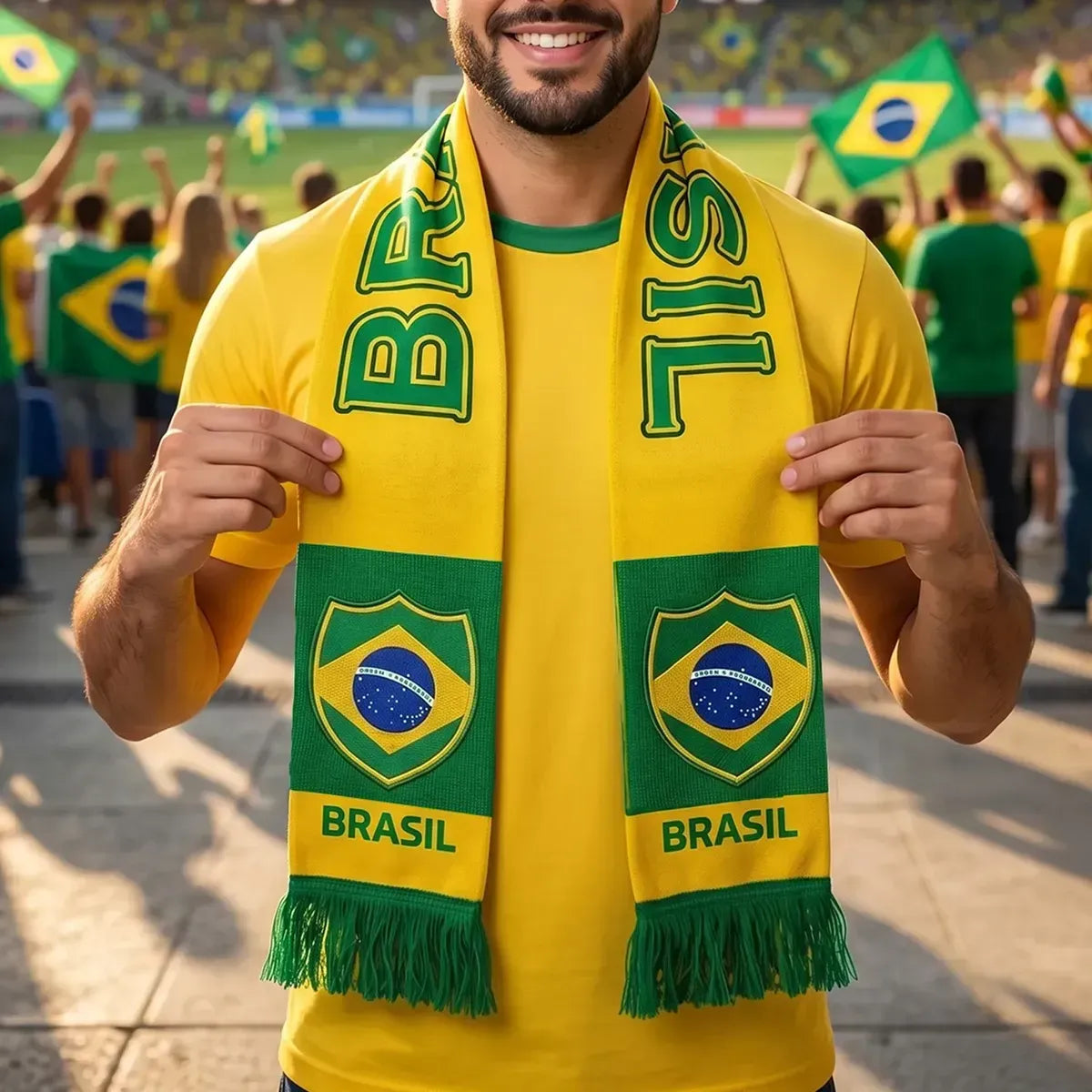 Cachecol Seleção Brasileira Premium