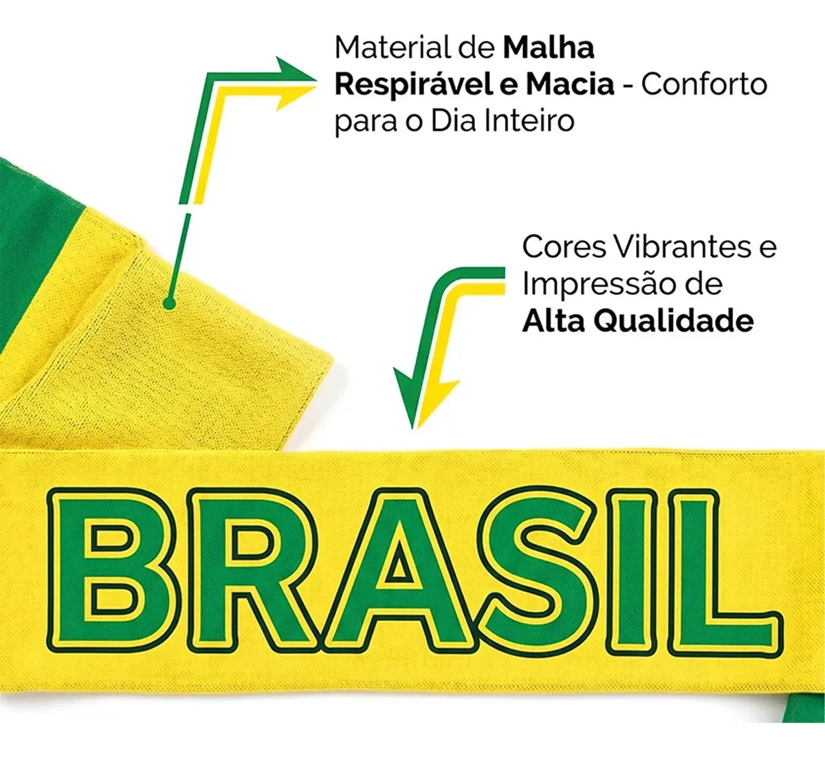 Cachecol Seleção Brasileira Premium