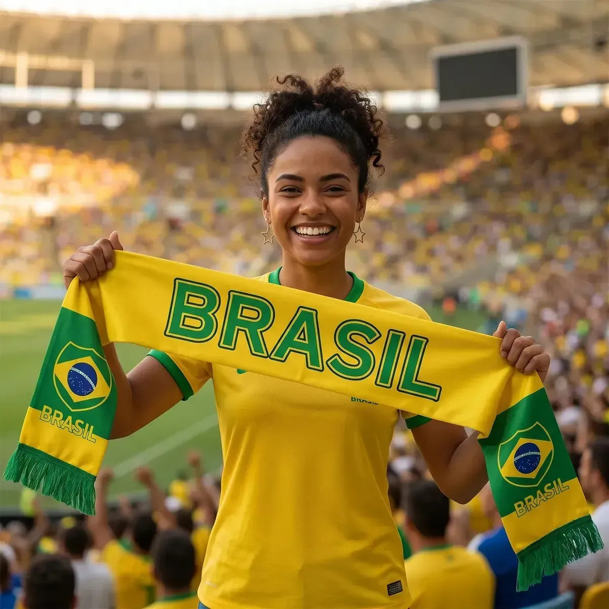 Cachecol Seleção Brasileira Premium
