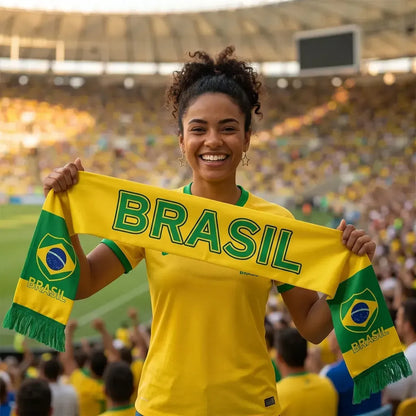 Cachecol Seleção Brasileira Premium