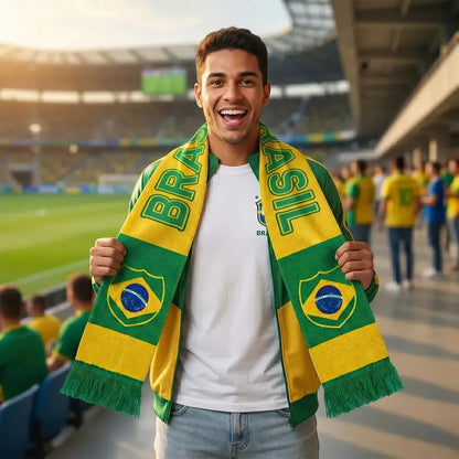 Cachecol Seleção Brasileira Premium